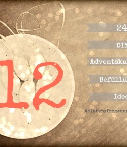 DIY Adventskalender Befüllungs-Idee Nr. 12